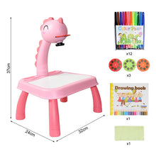 Load image into Gallery viewer, Children Led Projector Art Drawing Table Toys Kids Painting Board Desk Arts Crafts Educational Learning Paint Tools Toy for Girl
