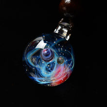 Load image into Gallery viewer, BOEYCJR Universe Glass Bead Planets Pendant Necklace Galaxy Rope Chain Solar System Design Necklace for Women Christams Gift
