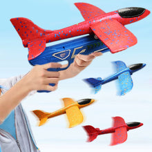 Load image into Gallery viewer, Foam Plane Launcher EPP Bubble Airplanes Glider Hand Throw Catapult Plane Toy for Kids Catapult Guns Aircraft Shooting Game Toy
